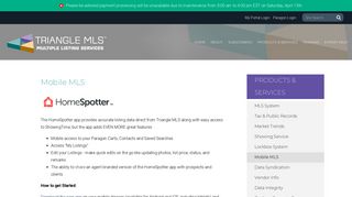 Mobile MLS - Triangle MLS