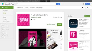 T-Mobile Tuesdays - Apps on Google Play