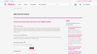 IMEI Status Check | See if Your Phone Works on T-Mobile 4G Network