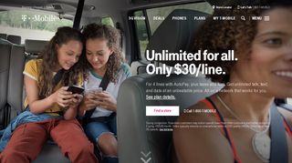 America's Fastest Unlimited Data & Talk Plan | $30 Per ... - T-Mobile