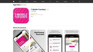 T-Mobile Tuesdays on the App Store - iTunes - Apple