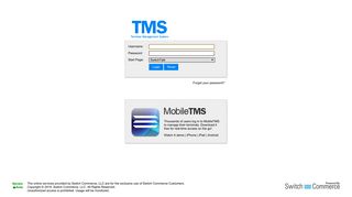 TMS - Customer Center Login