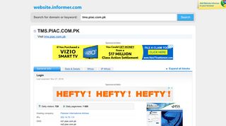 tms.piac.com.pk at Website Informer. Login. Visit Tms Piac.