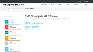 TMS Software | Silverlight - WPF Components for Visual Studio | TMS ...
