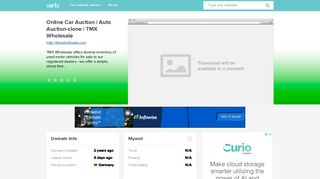 tmxwholesale.com - Online Car Auction | Auto Auct... - TMX Wholesale