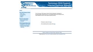 Tennessee Child Support Internet Payment Website