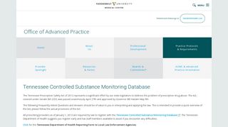 Tennessee Controlled Substance Monitoring Database - Vanderbilt ...