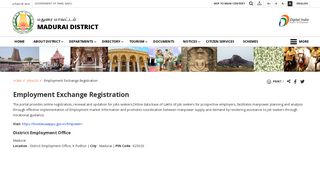 Employment Exchange Registration | Madurai District, Government of ...