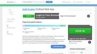 Access mail.tn.gov. Outlook Web App