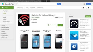 Railwire Broadband Usage - Apps on Google Play