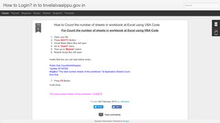 How to Login? in to tnvelaivaaippu.gov.in