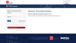 TNCompass - Login