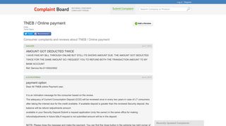 TNEB / Online payment Complaints