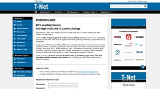 BC Tech Employer Login | T-Net
