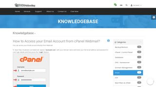 How to Access your Email Account from cPanel Webmail? - TNG Web ...