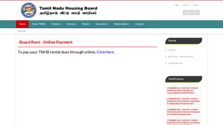 Board Rent - Online Payment - TNHB :: Tamilnadu Housing Board ...