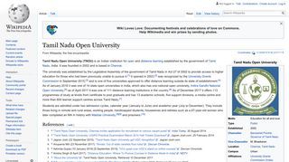 Tamil Nadu Open University - Wikipedia