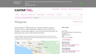 Kantar TNS Market Research Agency | Philippines (Manila) - TNS Global