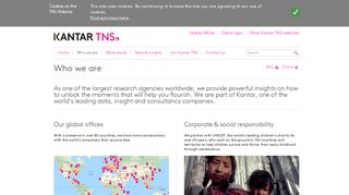 TNS Global market research company | Who we are