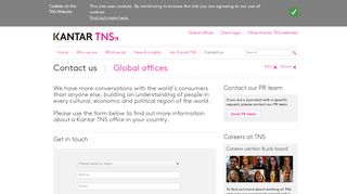 TNS Global market research company | Contact us