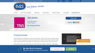 Mystery Shopping Jobs & Other Work At TNS Global - E4S