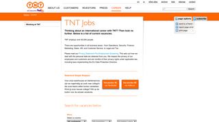 TNT Jobs | Welcome to TNT's corporate website, offering company ...