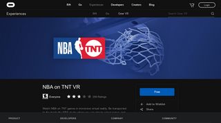 NBA on TNT VR | Oculus