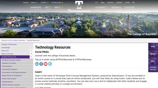 Technology Resources -:|:- Tennessee Tech