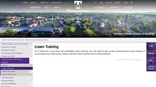 iLearn Training -:|:- Tennessee Tech