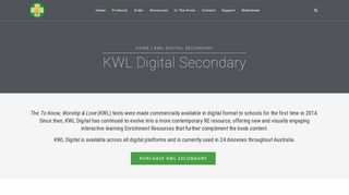 KWL Digital Secondary – KWL Print & Digital Publications
