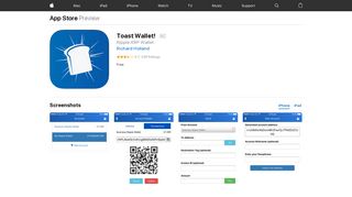 Toast Wallet! on the App Store - iTunes - Apple