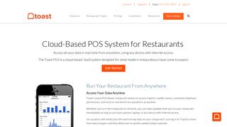 Cloud-Based POS System For Restaurants | Toast POS