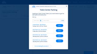 Tobin Center Parking - Reserve & Save on Guaranteed Parking