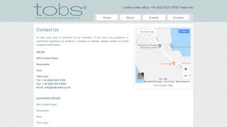 Contact tobs - The Old Basket Supply Ltd