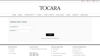 Consultant Login - Tocara, Inc. - Live your style. Love your life.