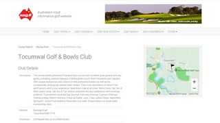 Tocumwal Golf & Bowls Club - ausgolf