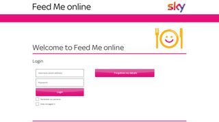 Feed Me online - Login
