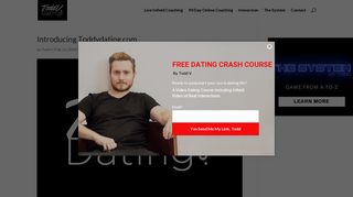 Introducing Toddvdating.com | Todd V Dating