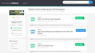 30% Off TodoFut Promo Codes | Top 2019 Coupons ...