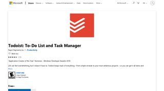 Get Todoist: To-Do List and Task Manager - Microsoft Store