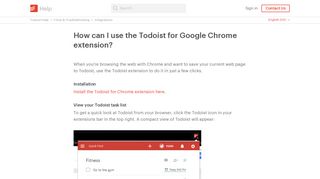 How can I use the Todoist for Google Chrome extension? – Todoist Help