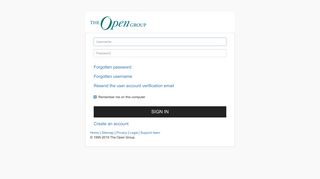 The Open Group Login