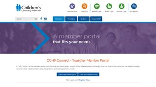 CCHP Connect - Together Member Portal