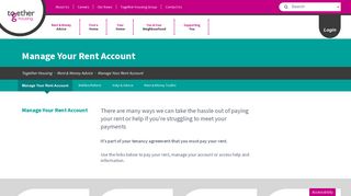 Manage Your Rent Account | Together Housing