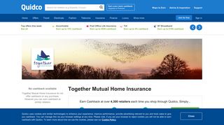 Together Mutual Home Insurance Cashback, Voucher Codes ... - Quidco