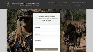 Join Now - Together We Served, Marines
