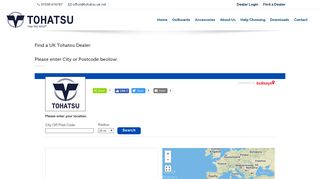 Find a UK Tohatsu dealer - Tohatsu UK Outboard Engine Distributors