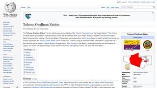 Tohono O'odham Nation - Wikipedia