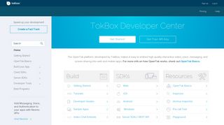 TokBox Developer Center - Everything you need to build WebRTC ...