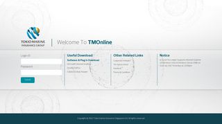 TM Online Portal - Tokio Marine